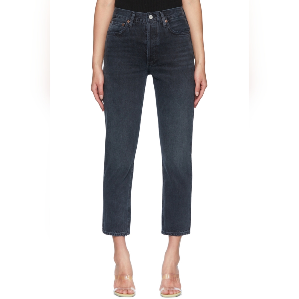 AGOLDE Riley Jean in Black sz 24